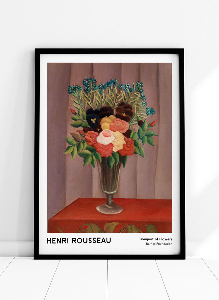 Henri Rousseau Bouquet of Flowers Art Print_Sugar & Canvas