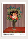 Henri Rousseau Bouquet of Flowers Art Print
