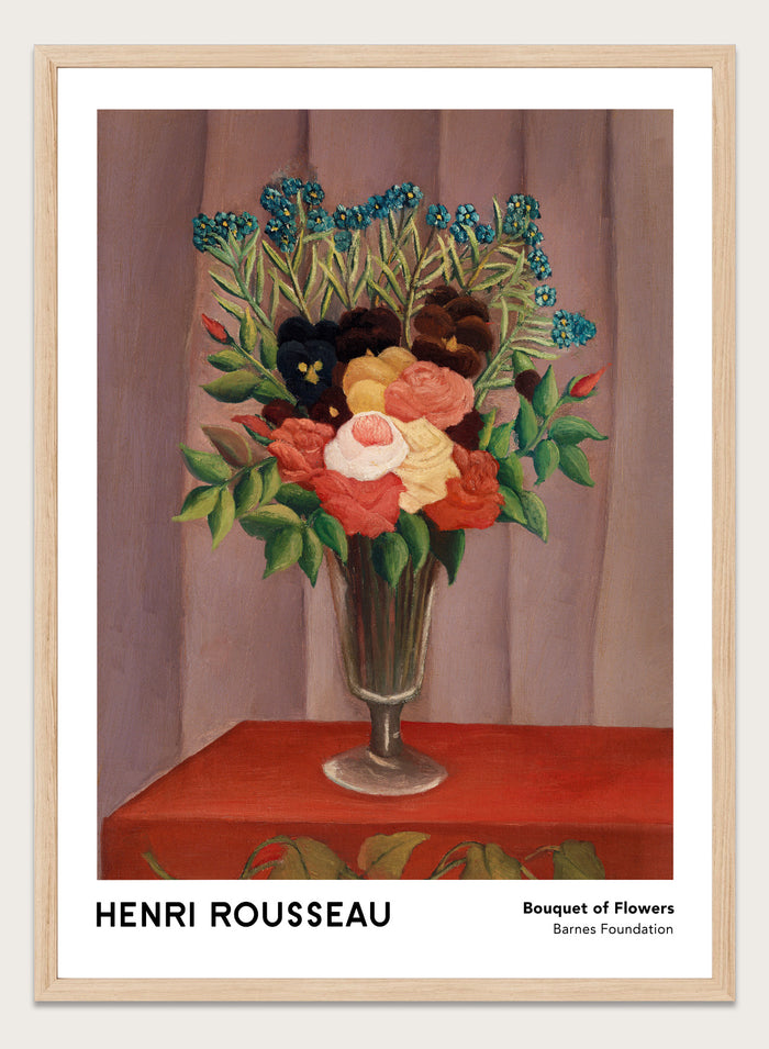 Henri Rousseau Bouquet of Flowers Art Print