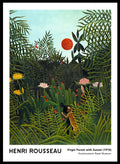 Henri Rousseau Virgin Forest with Sunset 1910 Art Print_Sugar & Canvas
