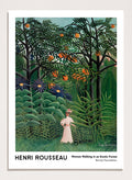 Henri Rousseau Woman Walking in an Exotic Forest 1905 Art Print