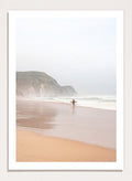 Henrike Schenk - Misty Morning Surfer Art Print