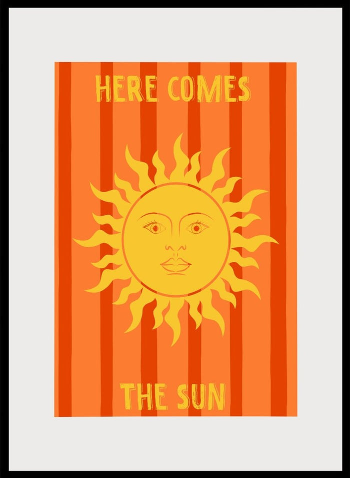 ‘Here Comes the Sun’ Aesthetic Art Print_Sugar & Canvas_Sugar & Canvas