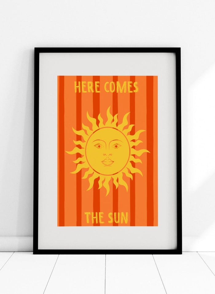 ‘Here Comes the Sun’ Aesthetic Art Print_Sugar & Canvas_Sugar & Canvas