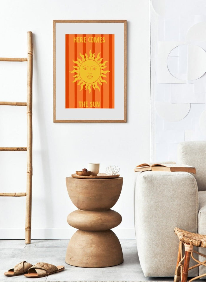 ‘Here Comes the Sun’ Aesthetic Art Print_Sugar & Canvas_Sugar & Canvas