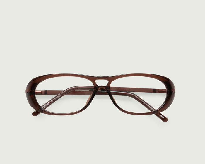 Whiskey::Hoffman Eyeglasses pilot brown Plant-based Plastic  top