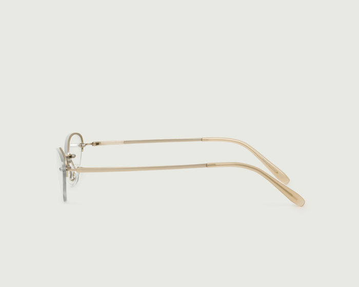 Tinsel::Holly Eyeglasses cateye Gold stainless steel side