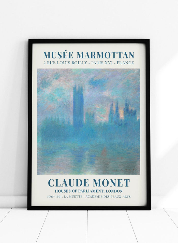 Houses of Parliament, London 1900 by Monet Print_Sugar & Canvas