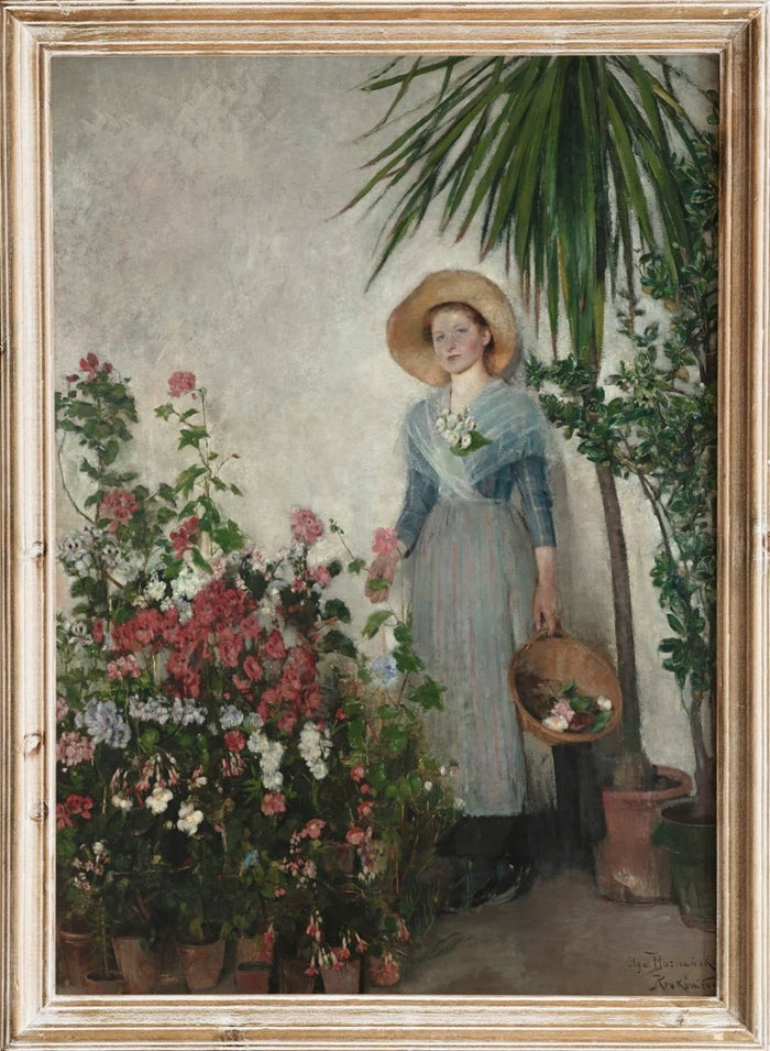 "In the Orangery" Art Print_Sugar & Canvas_Olga Boznanska