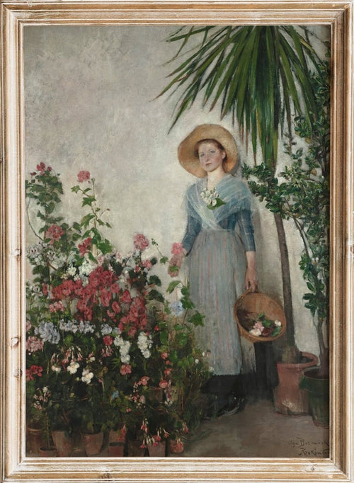 "In the Orangery" Art Print_Sugar & Canvas_Olga Boznanska