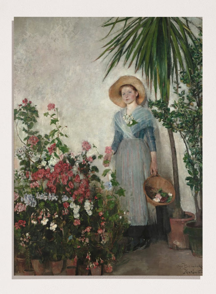 "In the Orangery" Art Print_Sugar & Canvas_Olga Boznanska