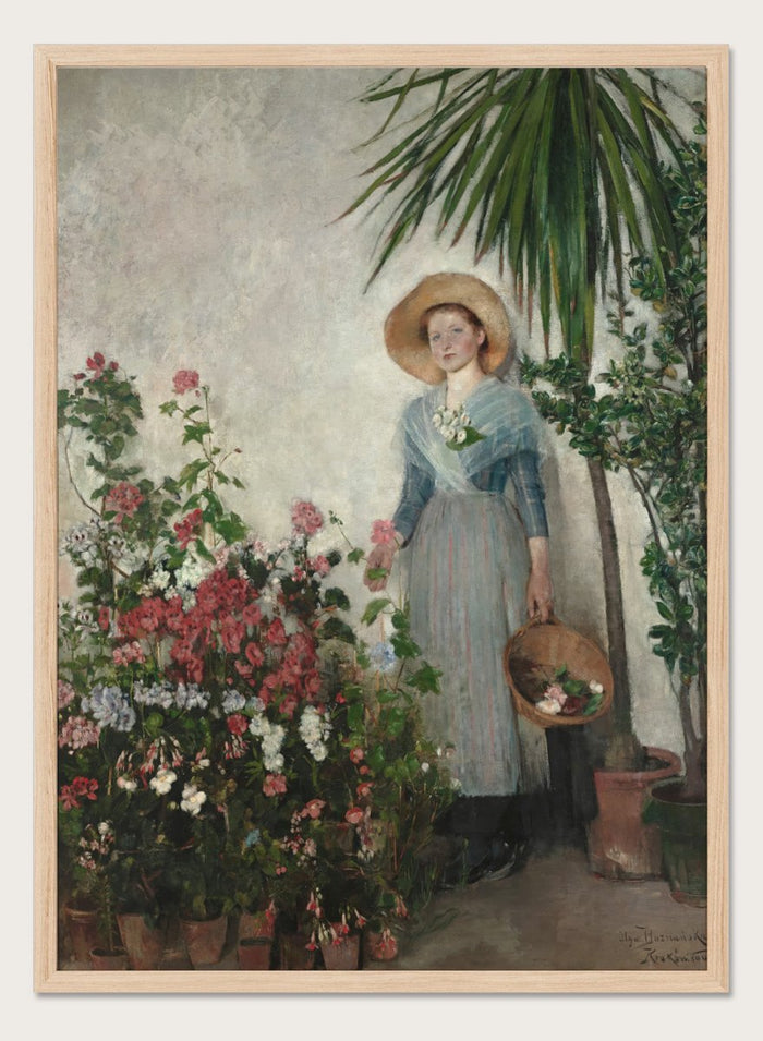 "In the Orangery" Art Print_Sugar & Canvas_Olga Boznanska