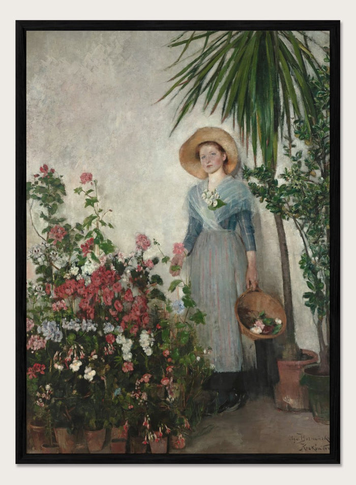 "In the Orangery" Art Print_Sugar & Canvas_Olga Boznanska