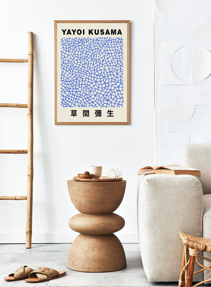 Infinity Nets Inspired by Yayoi Kusama Art Print