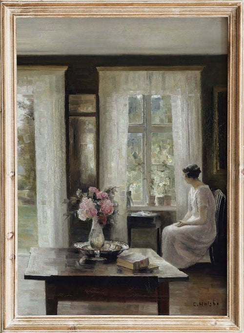 "Interior, Light Of Spring" Art Print_Sugar & Canvas_Carl Holsøe