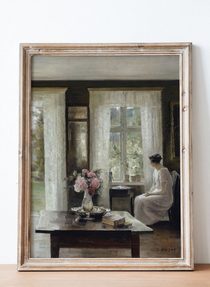"Interior, Light Of Spring" Art Print_Sugar & Canvas_Carl Holsøe