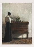 "Interior with the Artist's Wife" Art Print_Sugar & Canvas_Carl Holsøe