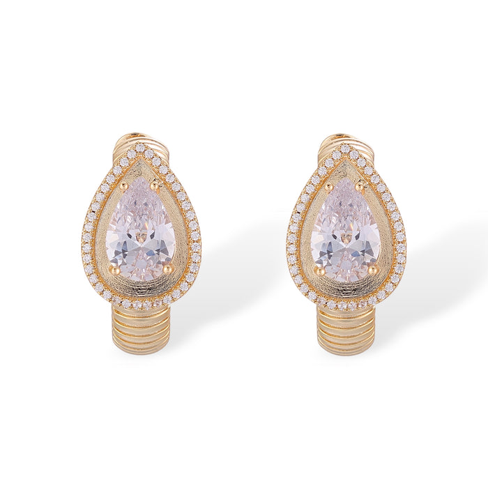 Irmhild 14K Gold Teardrop Earrings