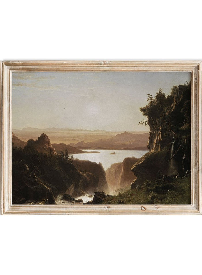 "Island Lake, Wind River Range, Wyoming" Art Print_Sugar & Canvas_Albert Bierstadt