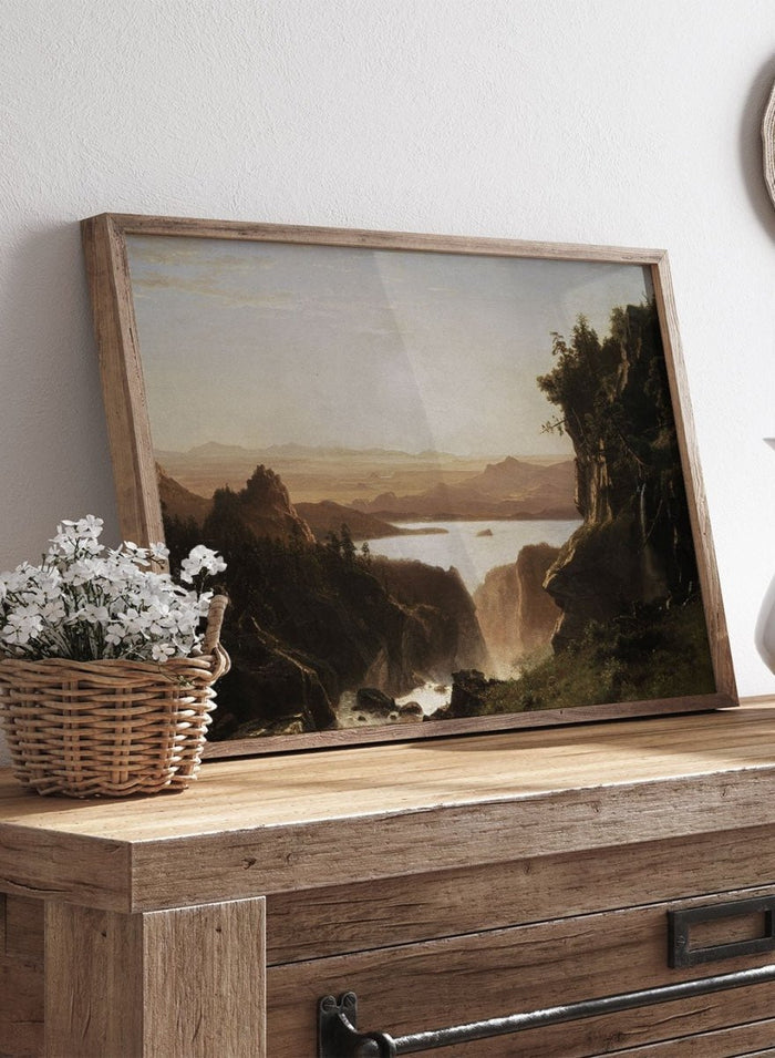 "Island Lake, Wind River Range, Wyoming" Art Print_Sugar & Canvas_Albert Bierstadt