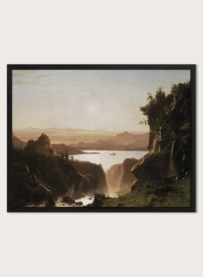 "Island Lake, Wind River Range, Wyoming" Art Print_Sugar & Canvas_Albert Bierstadt