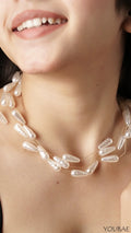 Ivory Capsule Anti Tarnish Stainless Steel Choker