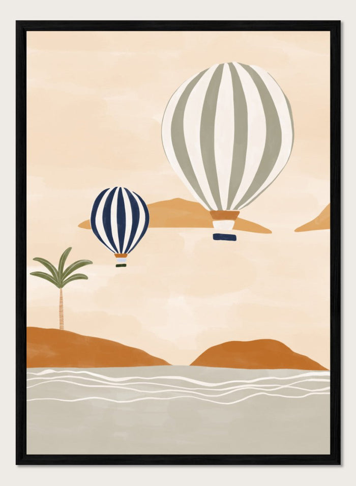 A4/8x12 inches (Framing Available) / Black Wood Frame