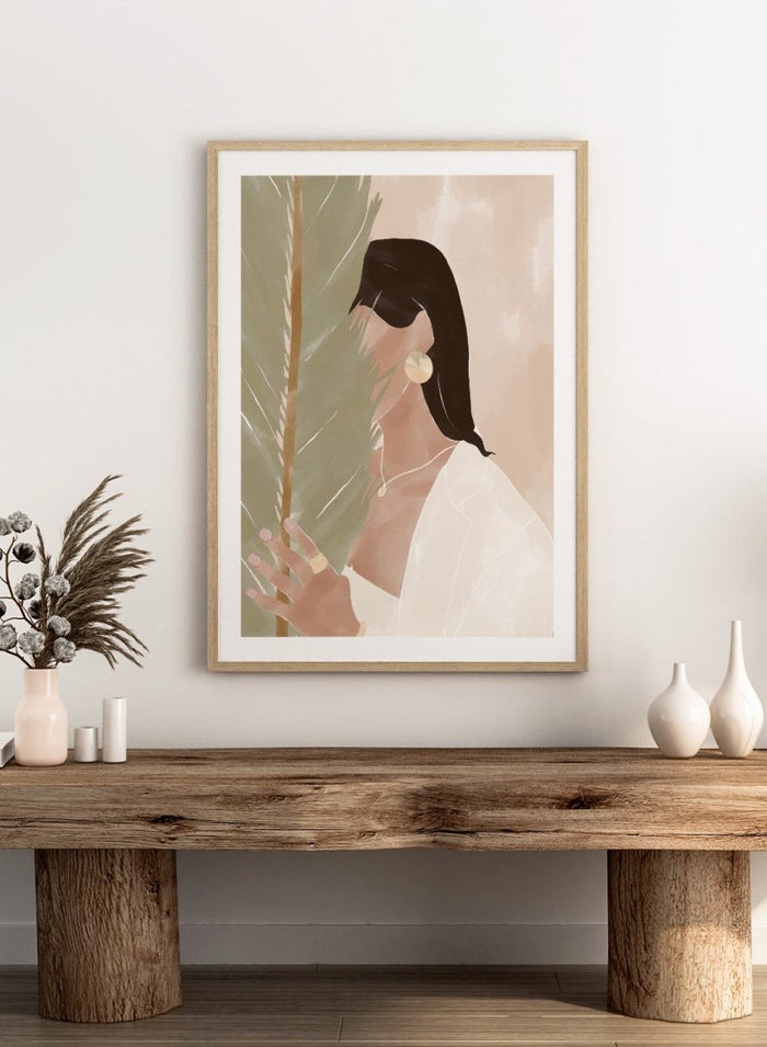 Ivy Green - Plant Girl Art Print