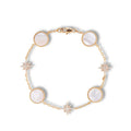 Jacinthe White Mother-of-Pearl Starburst Bracelet