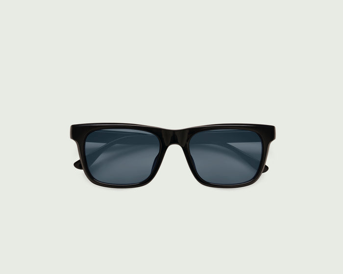 Ink::James Sunglasses rectangle black recycled polyester top
