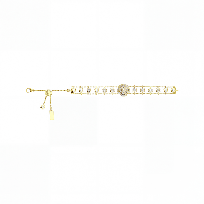 Jasmin White Camellia Floral Bracelet