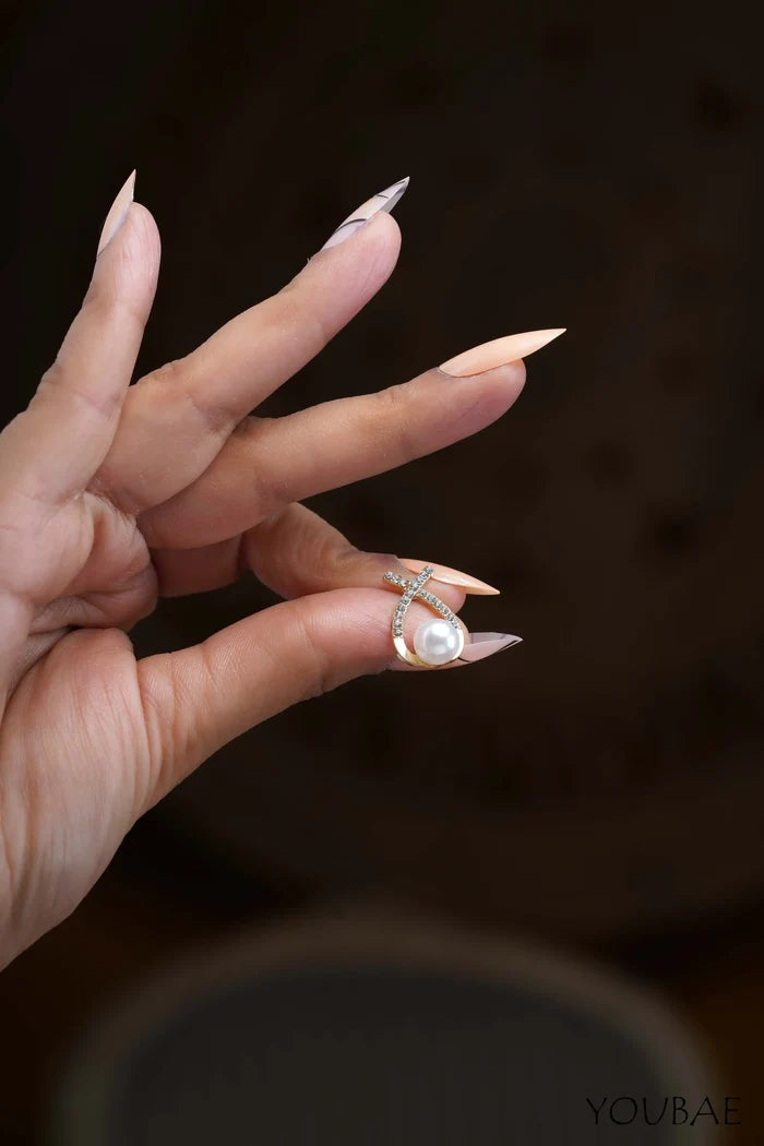 Jiya Pearl AD Studs