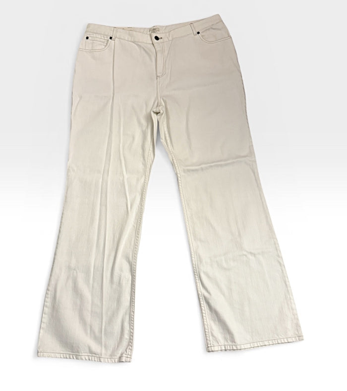 J.Jill New With Tags Women Size 18 Off White Jeans
