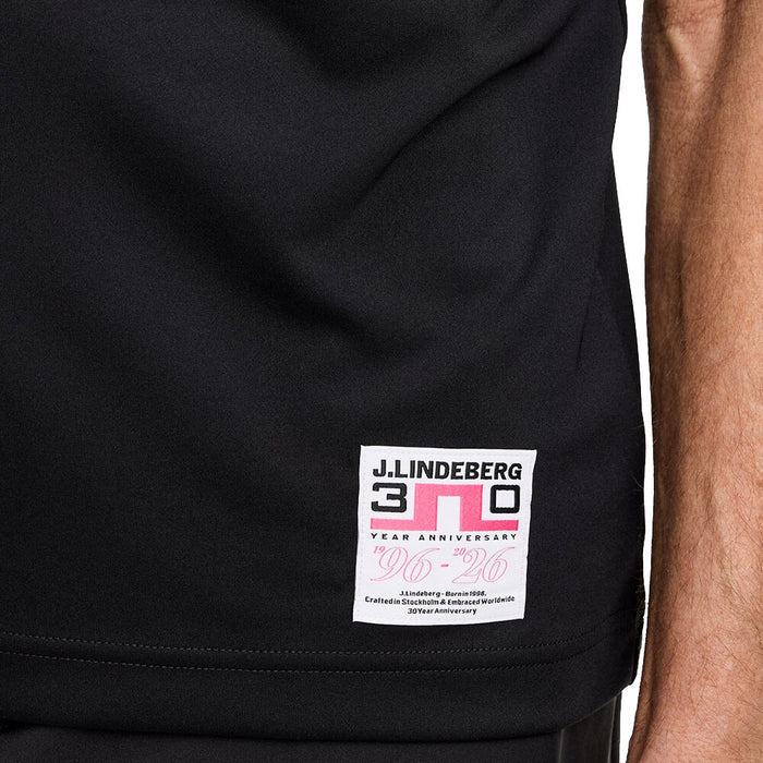 J.Lindeberg 30Y Rory KV Golf Mockneck Black - SH26 Men
