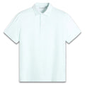 J.Lindeberg Bala Print Golf Polo Bias Bridge Bay White S - SH26 Men
