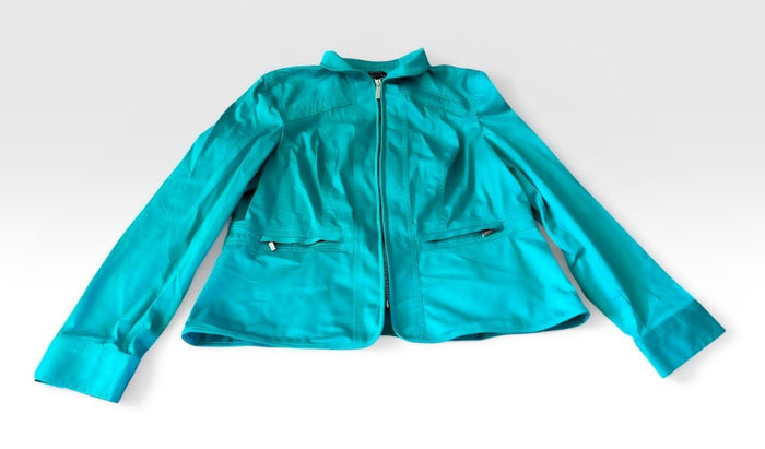 Jones New York Preowned great condition Size L Teal Jacket