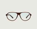 Cacao::Joni Anti-Radiation Glasses pilot brown recycled polyester front