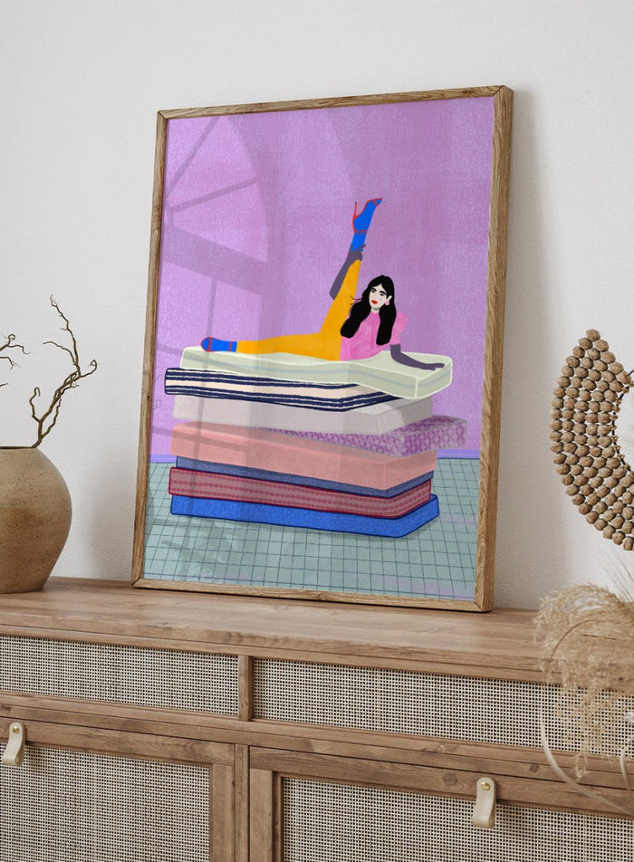 Jota de jai - Mattress Ballet Art Print