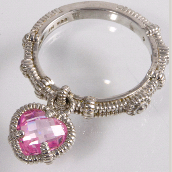 Judith Ripka Silver Linen Ring