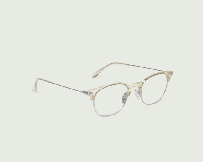 Julep::Jules Eyeglasses Round Yellow plant-based plastic front diagonal