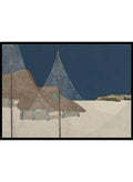 Kamisaka Sekka "Fishing Village" Art Print (Copy)_Sugar & Canvas_Kamisaka Sekka