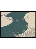 Kamisaka Sekka "River in Winter" Art Print_Sugar & Canvas_Kamisaka Sekka
