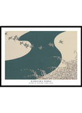 Kamisaka Sekka "River in Winter" Art Print_Sugar & Canvas_Kamisaka Sekka