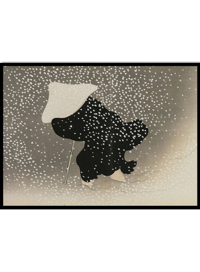Kamisaka Sekka "Swirling Snow" Art Print_Sugar & Canvas_Kamisaka Sekka