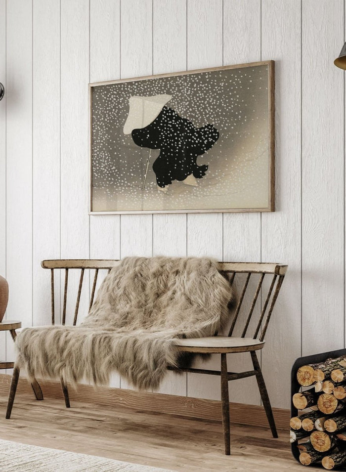 Kamisaka Sekka "Swirling Snow" Art Print_Sugar & Canvas_Kamisaka Sekka