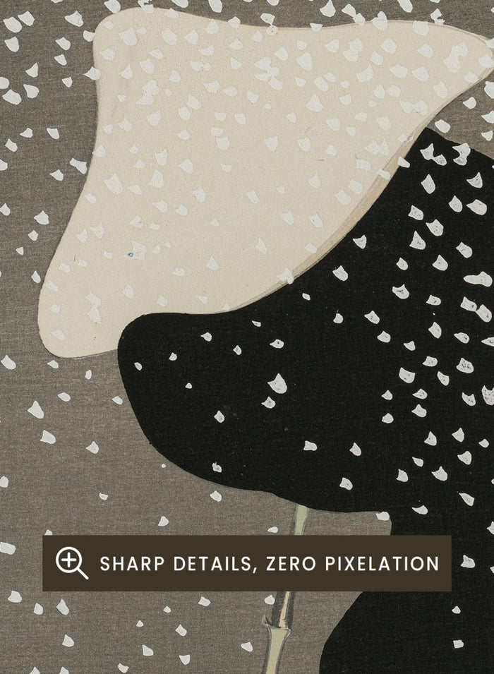 Kamisaka Sekka "Swirling Snow" Art Print_Sugar & Canvas_Kamisaka Sekka