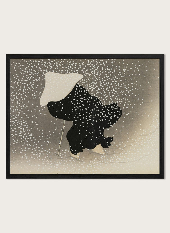 Kamisaka Sekka "Swirling Snow" Art Print_Sugar & Canvas_Kamisaka Sekka