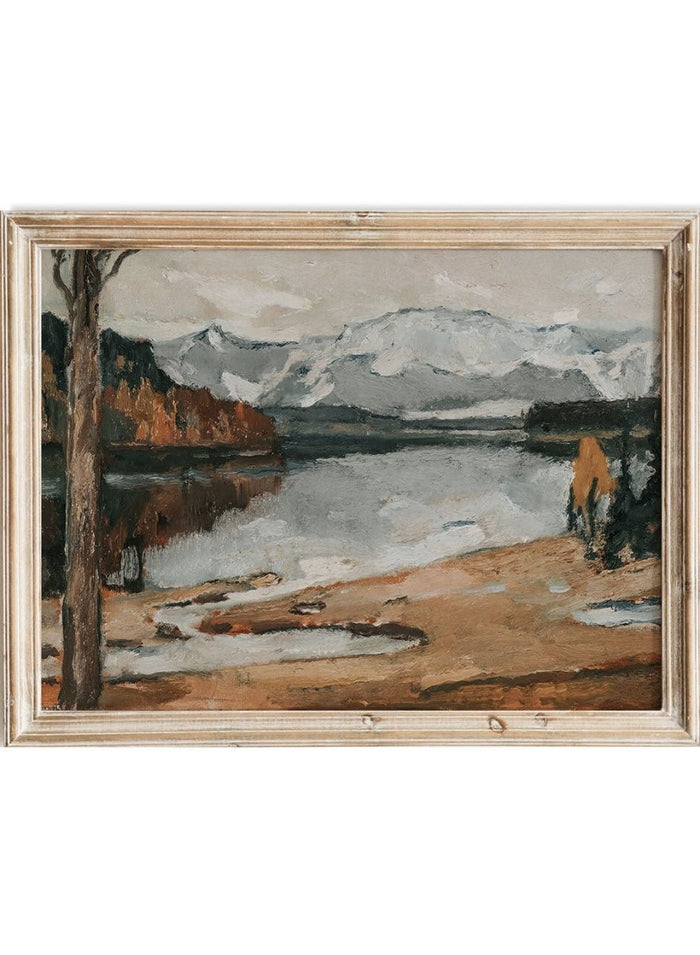 "Kampenwand VI" Art Print_Sugar & Canvas_Leo Putz