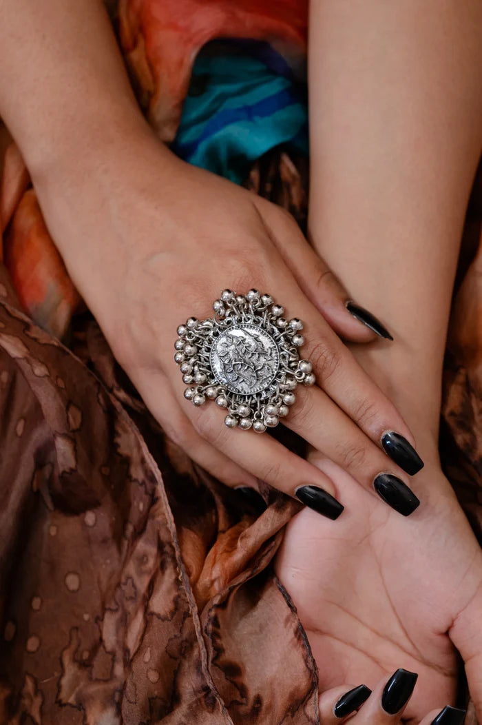 Kamya Ghungroo Free Size, Adjustable Ring