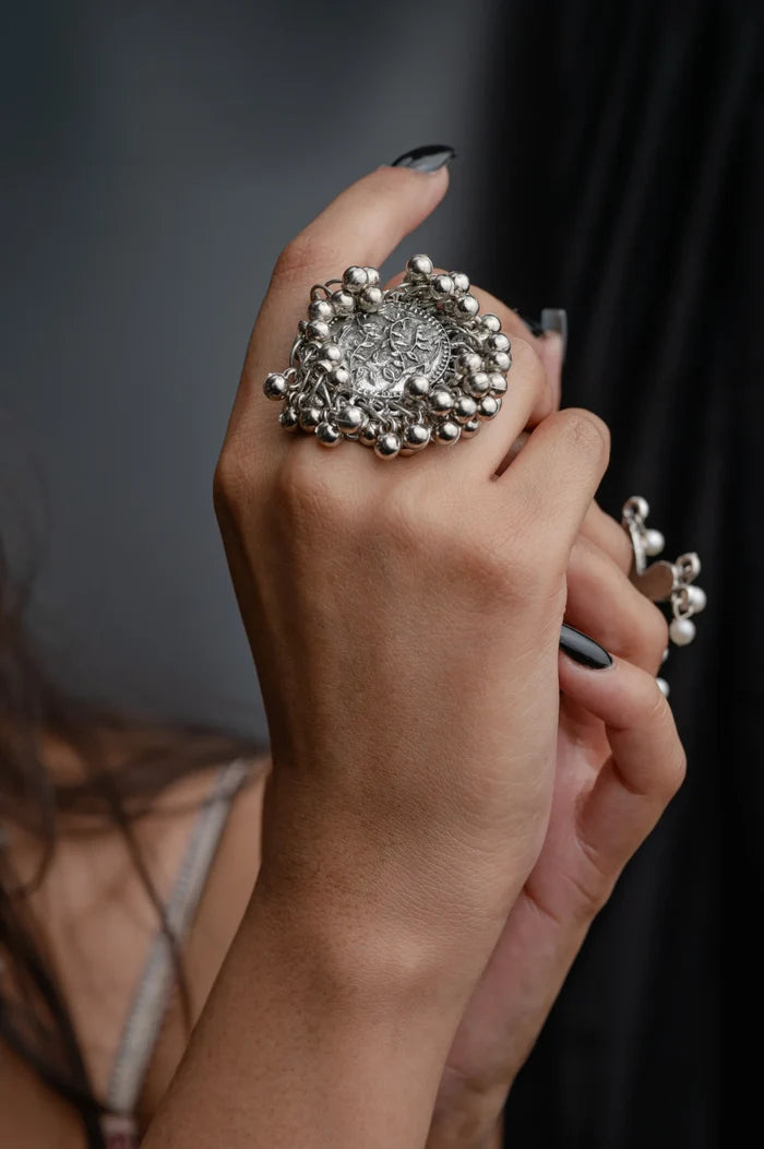 Kamya Ghungroo Free Size, Adjustable Ring